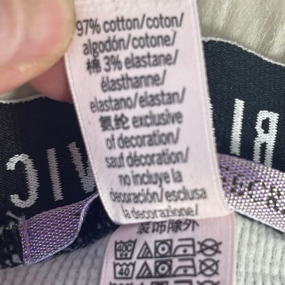 Victorias Secret Navy/White Diamond Plaid Jogger Style Sleep Pants Sz M - Picture 4 of 5